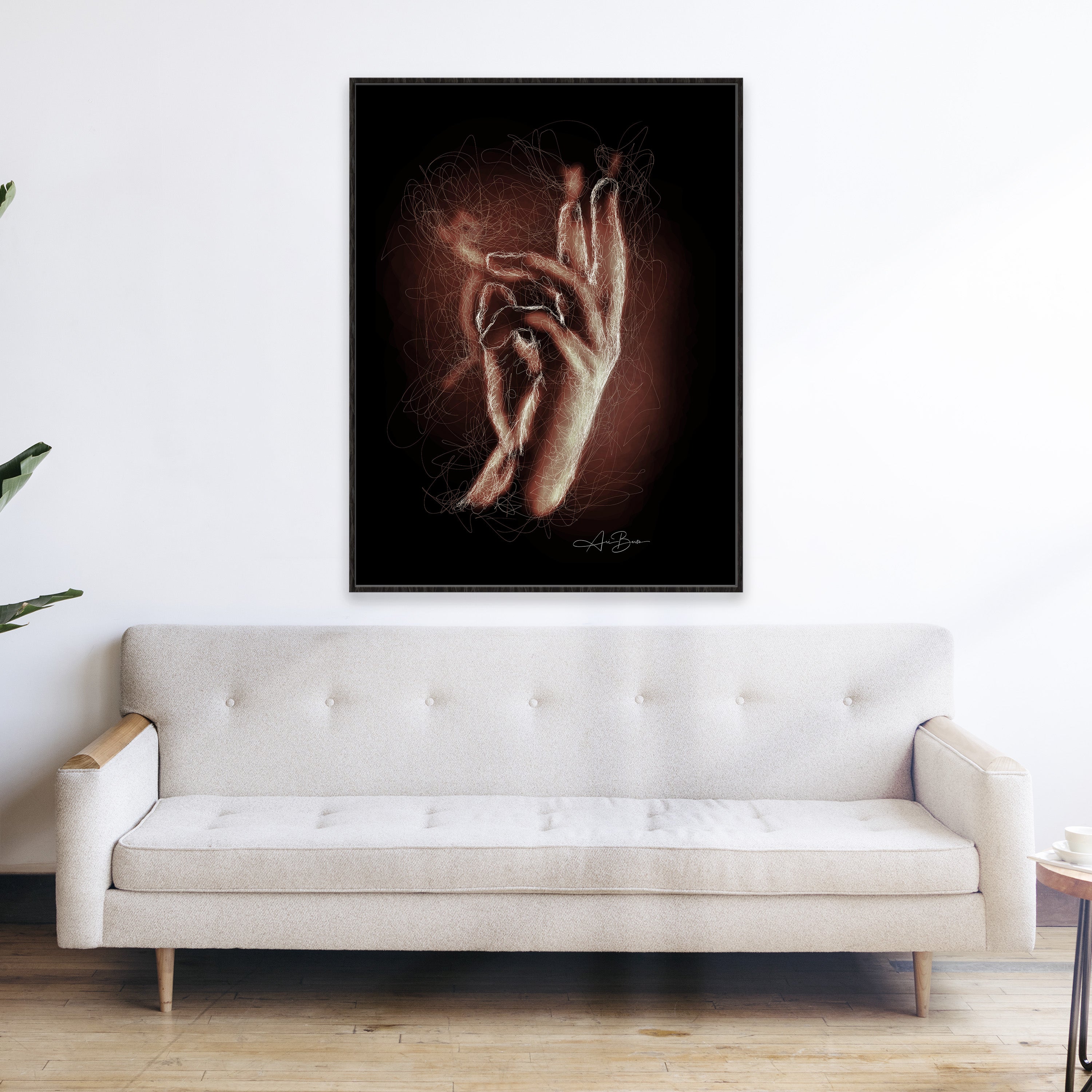 Radiating Hand