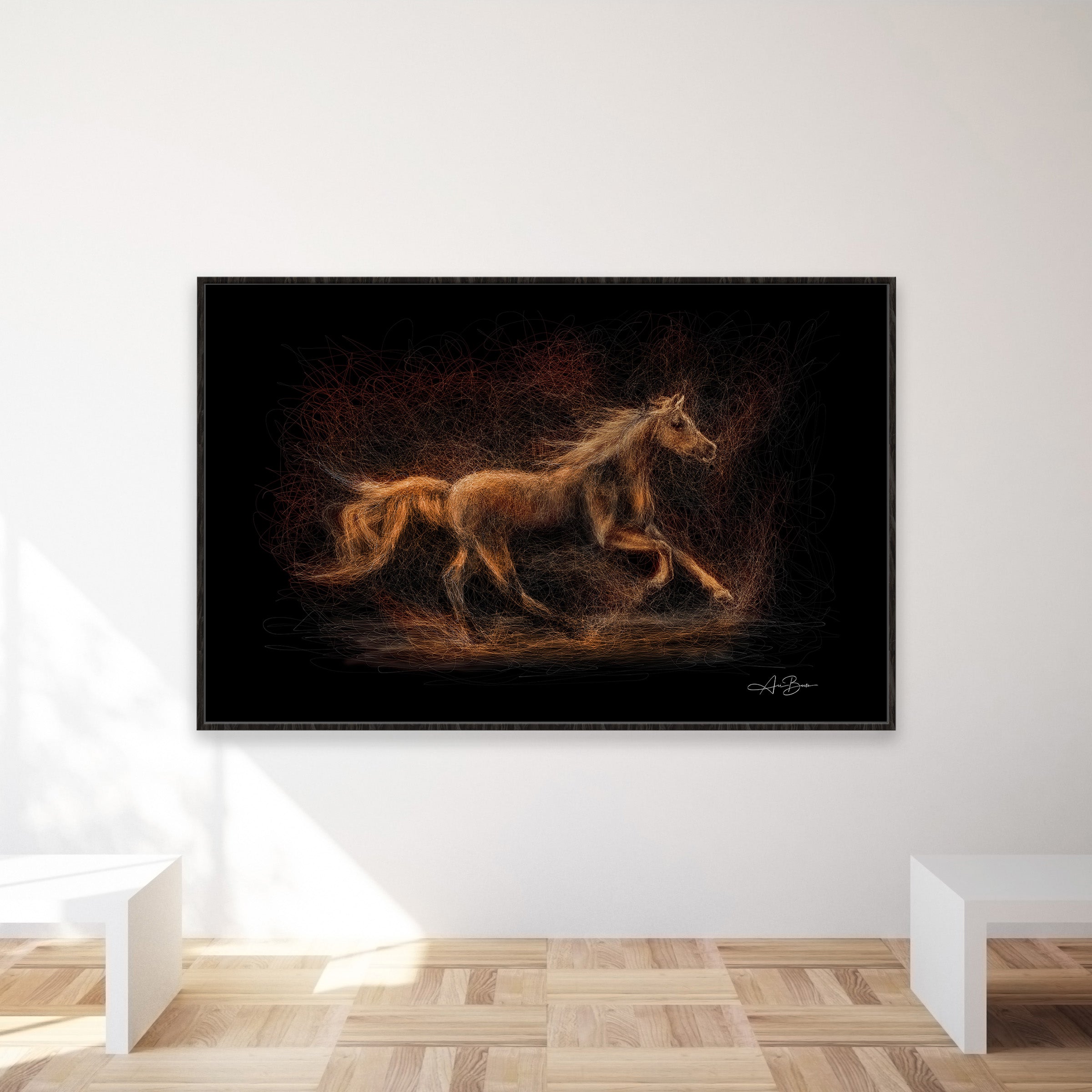 The Sunset Horse